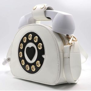 “Retro Dial Telephone Crossbody Shoulder Bag”